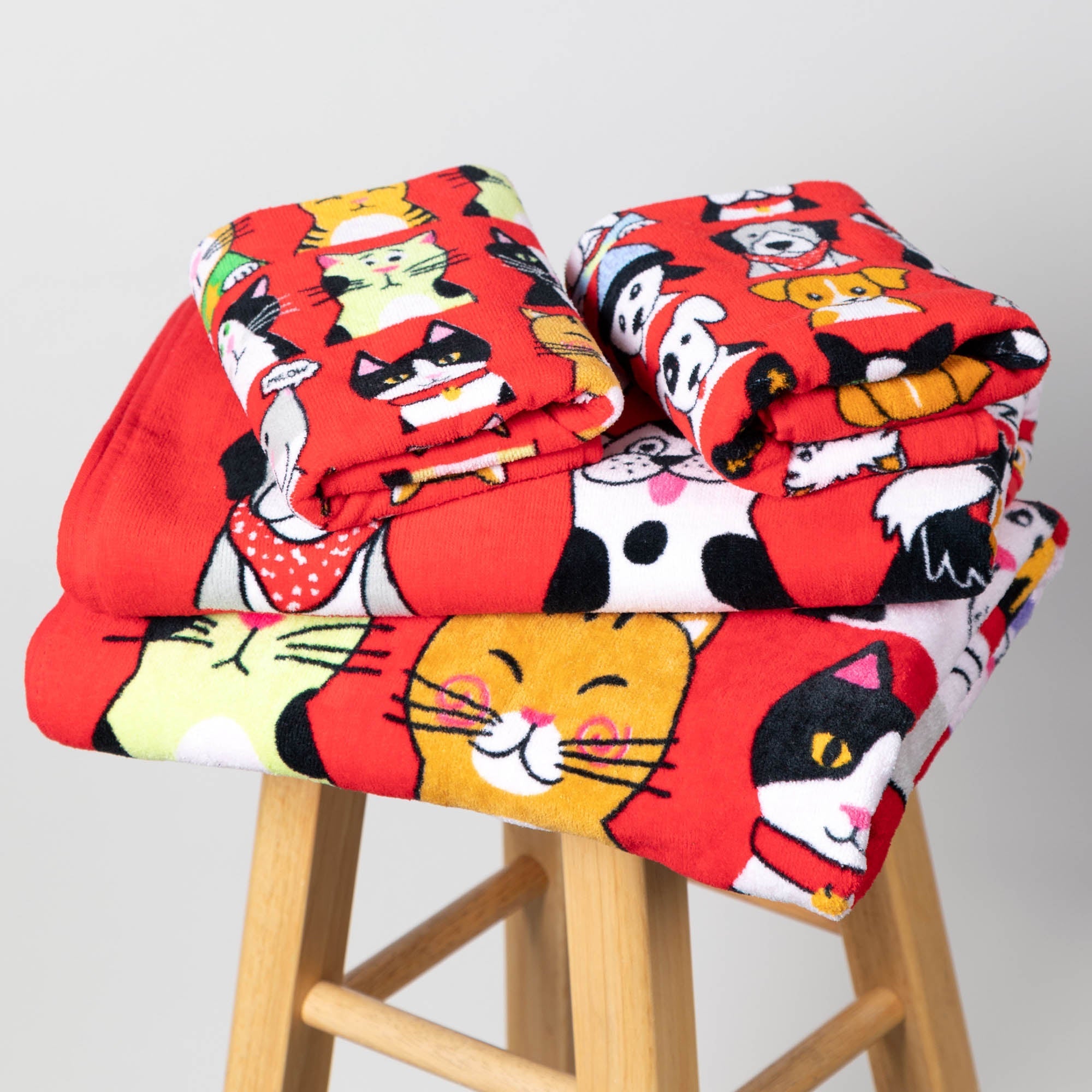 Doggy Portrait Hand Towel.