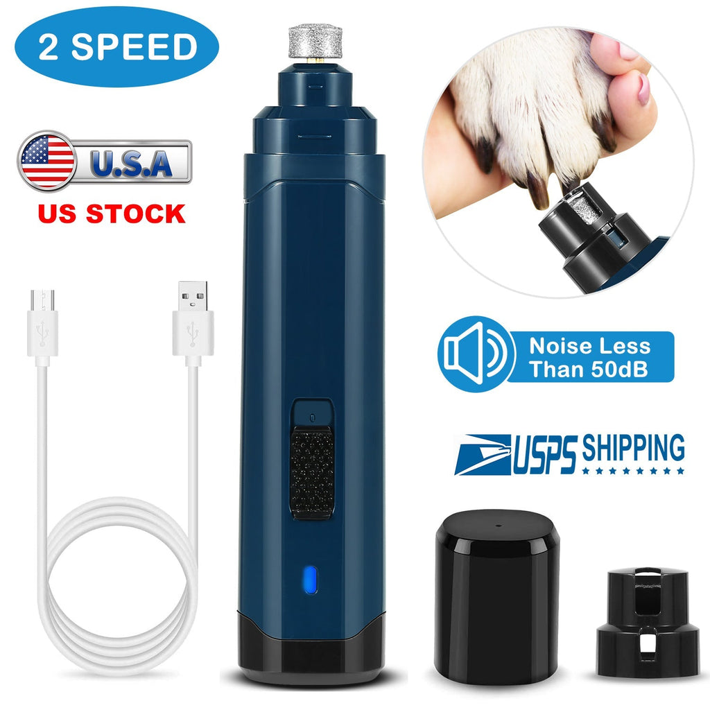 Quiet 2 Speed Rechargeable Nail Grinder and Trimmer.