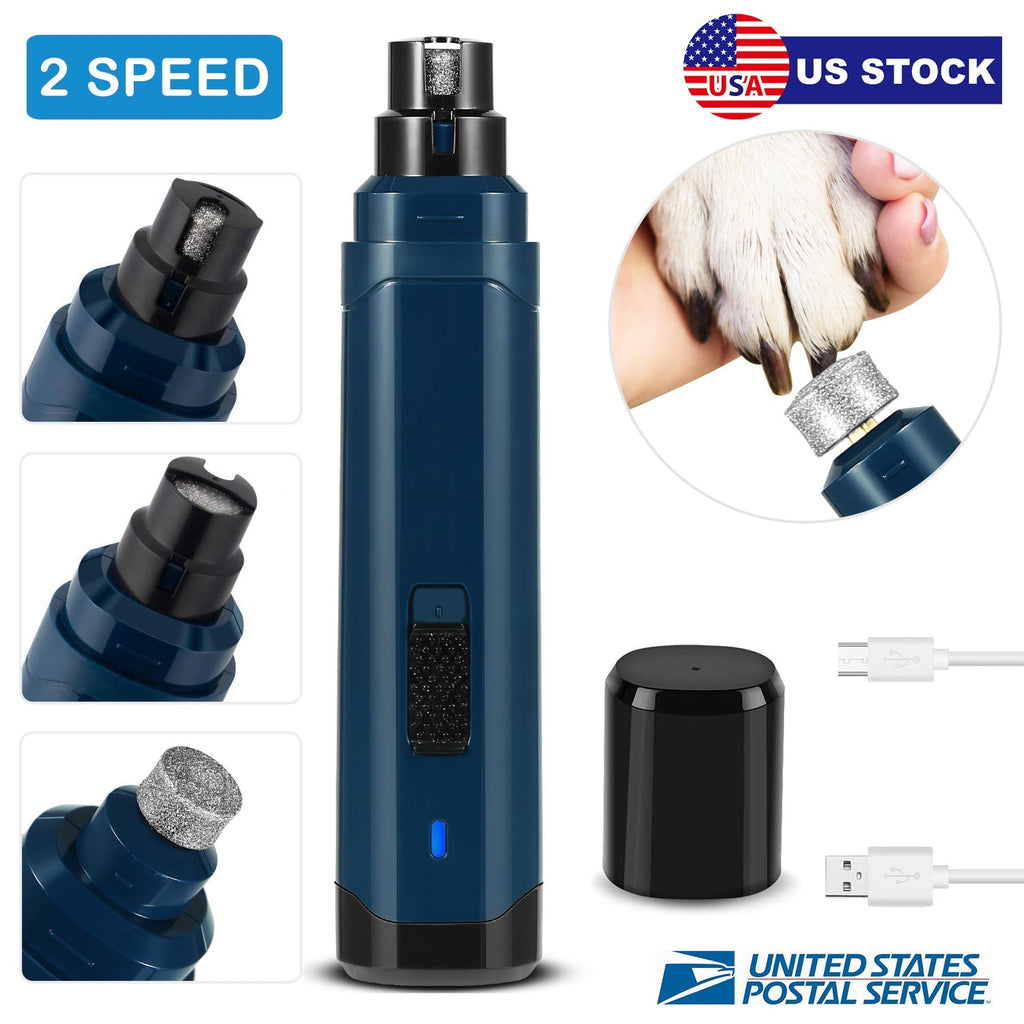 Quiet 2 Speed Rechargeable Nail Grinder and Trimmer.