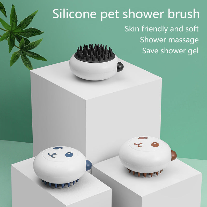 Soft Bristled Panda Shaped Bathing Brush.