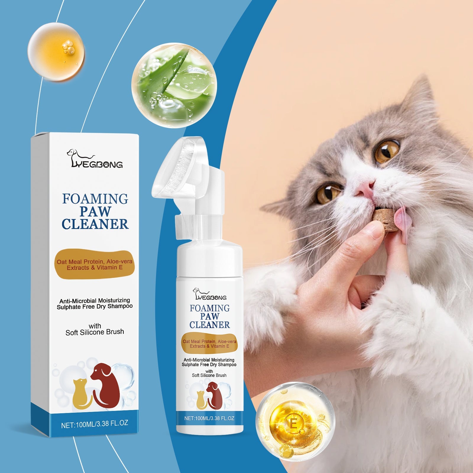Deep Wash Paw Cleaner for Dogs and Cats.