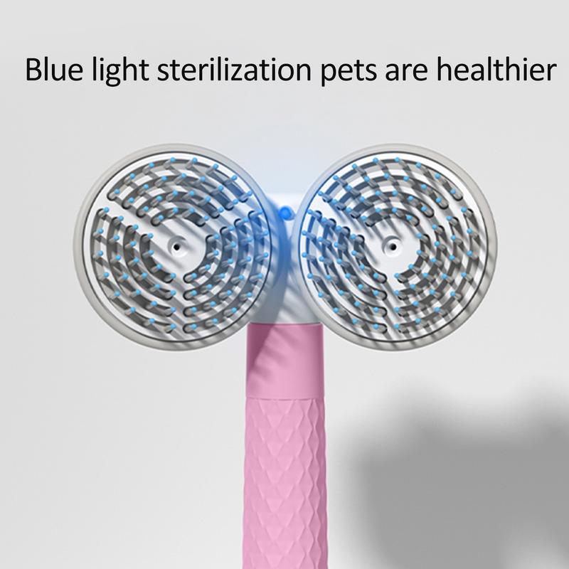 Double-Headed Negative Ion Self-Cleaning Pet Brush