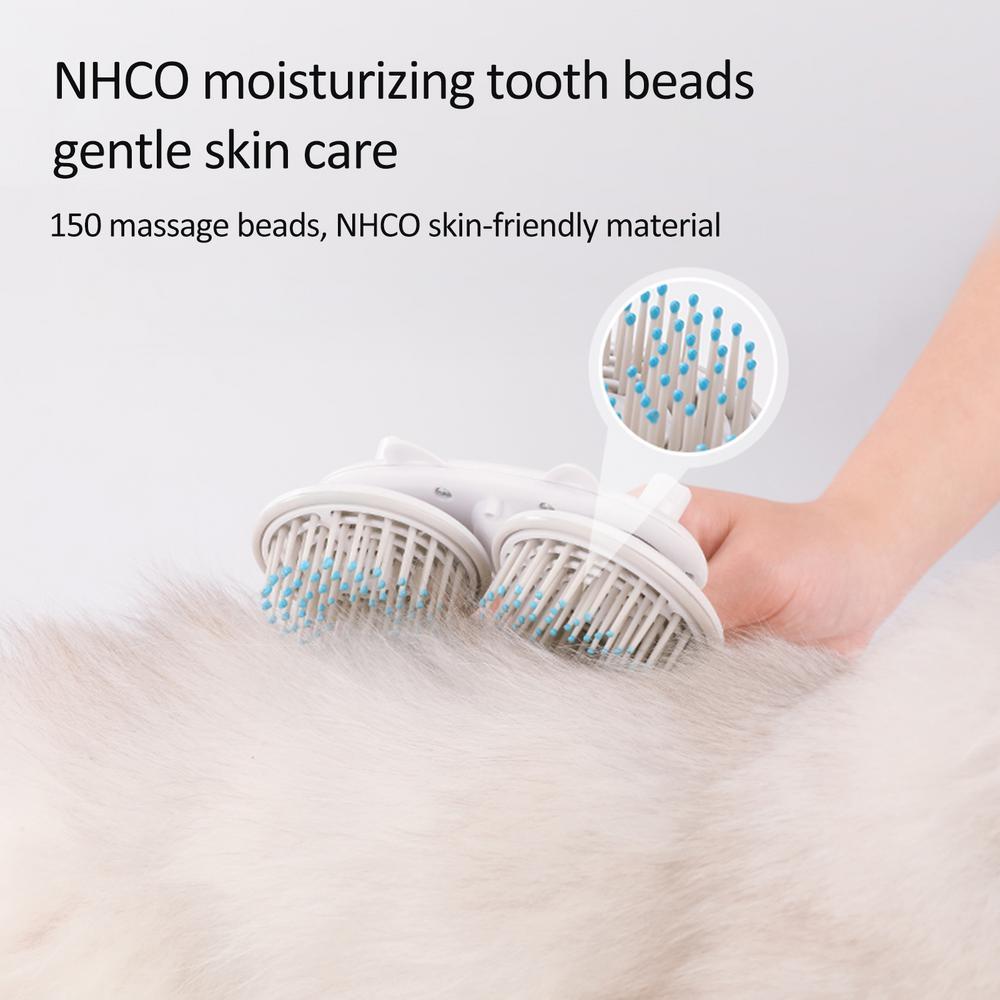 Double-Headed Negative Ion Self-Cleaning Pet Brush