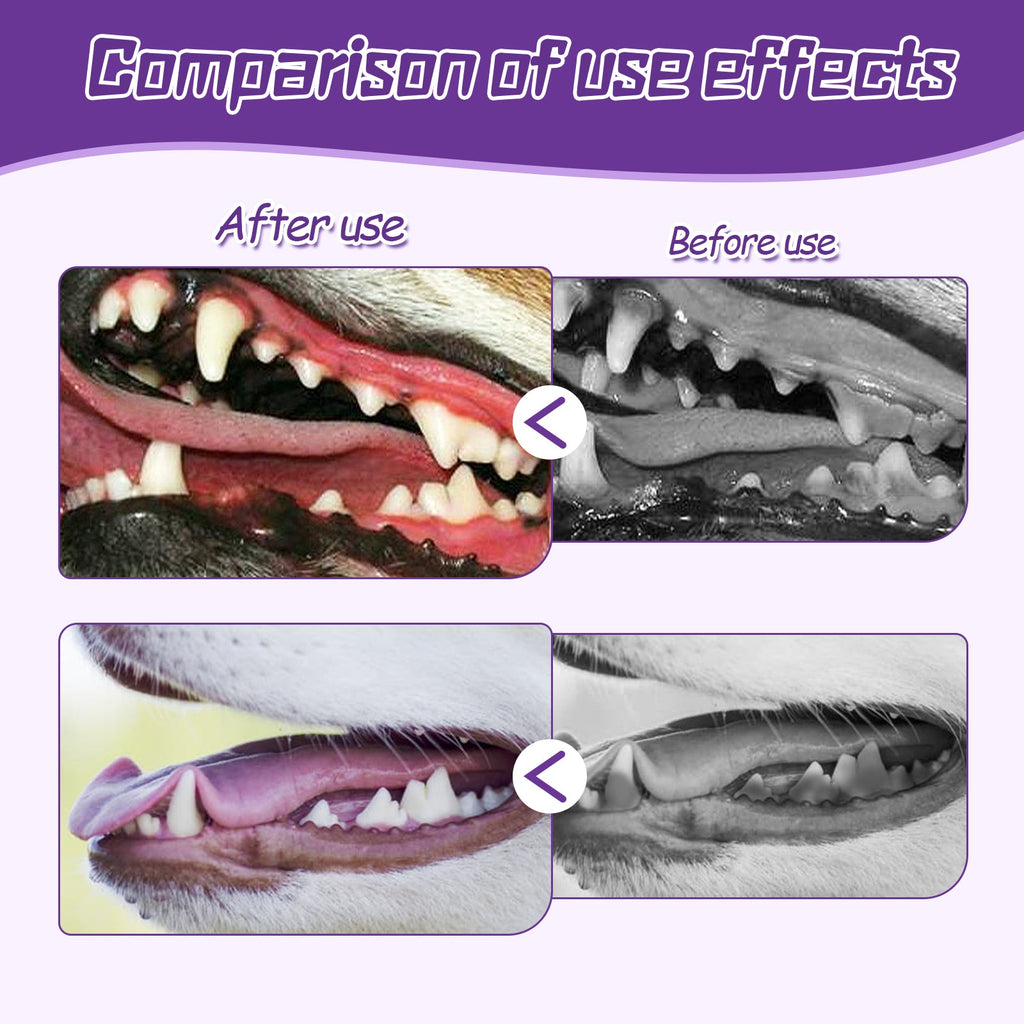 Flexible Silicone Pet Toothbrush for Dogs and Cats.
