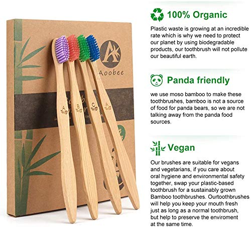 Bamboo Toothbrush for Dogs and Cats.