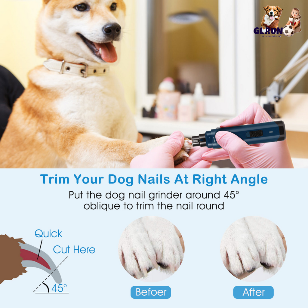 Quiet 2 Speed Rechargeable Nail Grinder and Trimmer.
