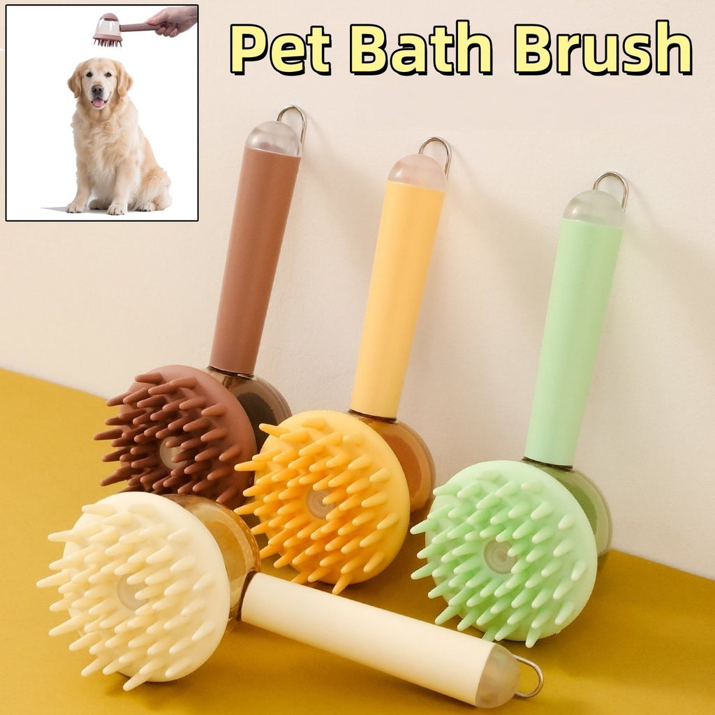 3 In 1 Bathing Brush for Dogs and Cats.