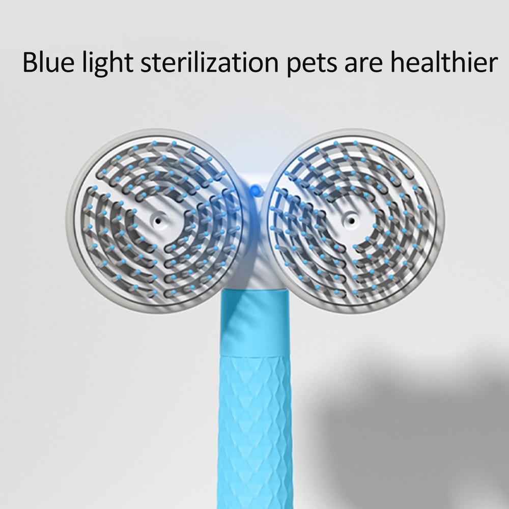 Double-Headed Negative Ion Self-Cleaning Pet Brush