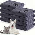 Pet bath towel quick drying and absorbent for dogs and cats bath towel soft and quick drying pet supplies.
