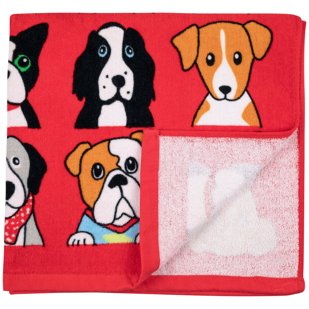 Doggy Portrait Hand Towel.