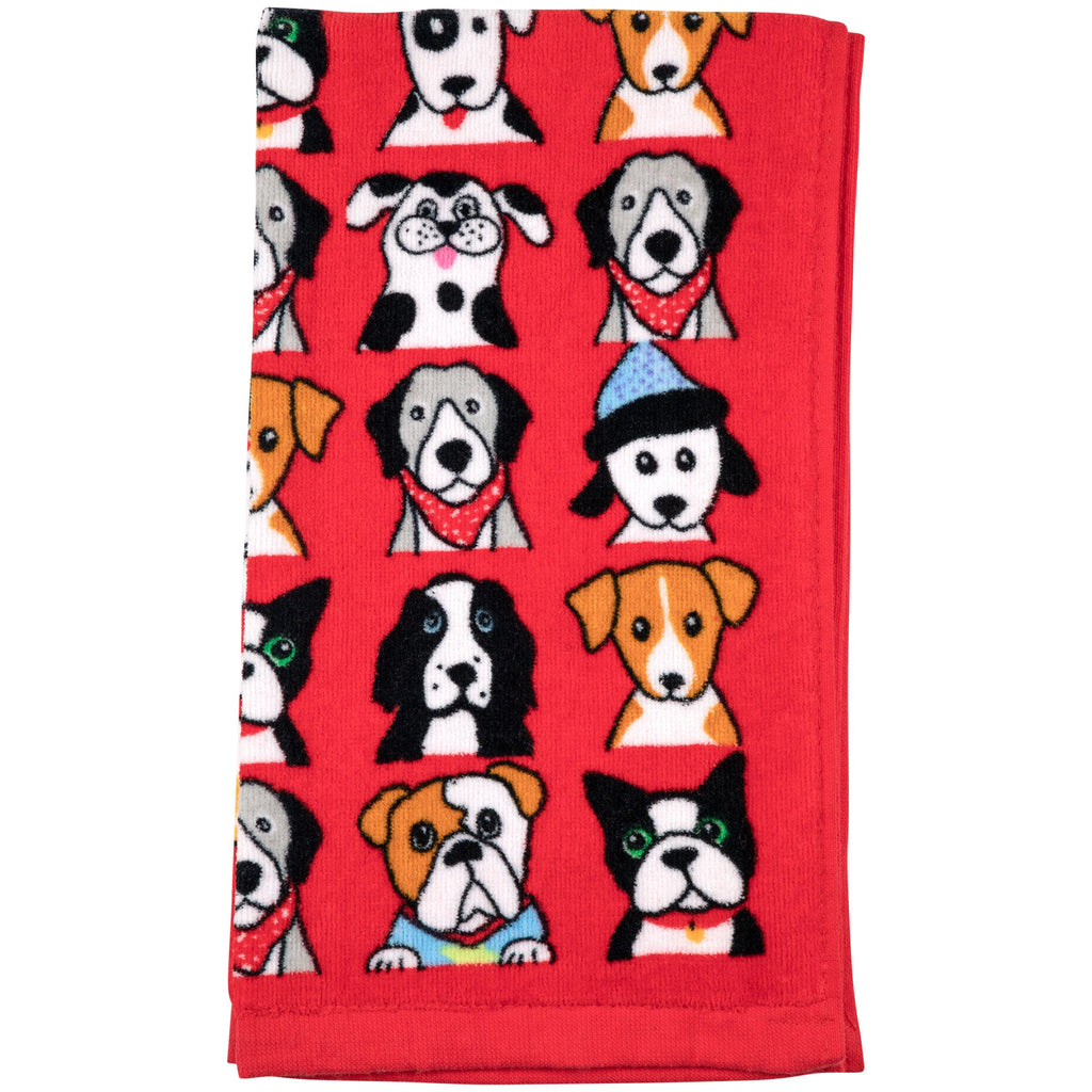 Doggy Portrait Hand Towel.