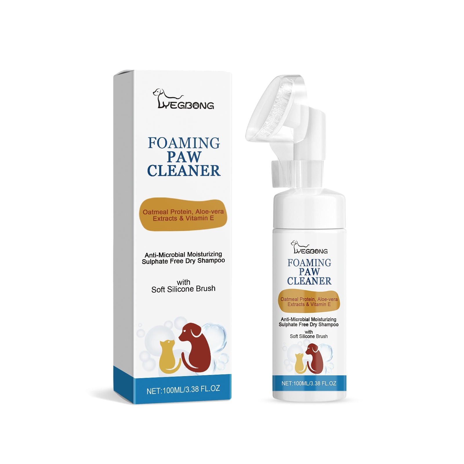 Deep Wash Paw Cleaner for Dogs and Cats.
