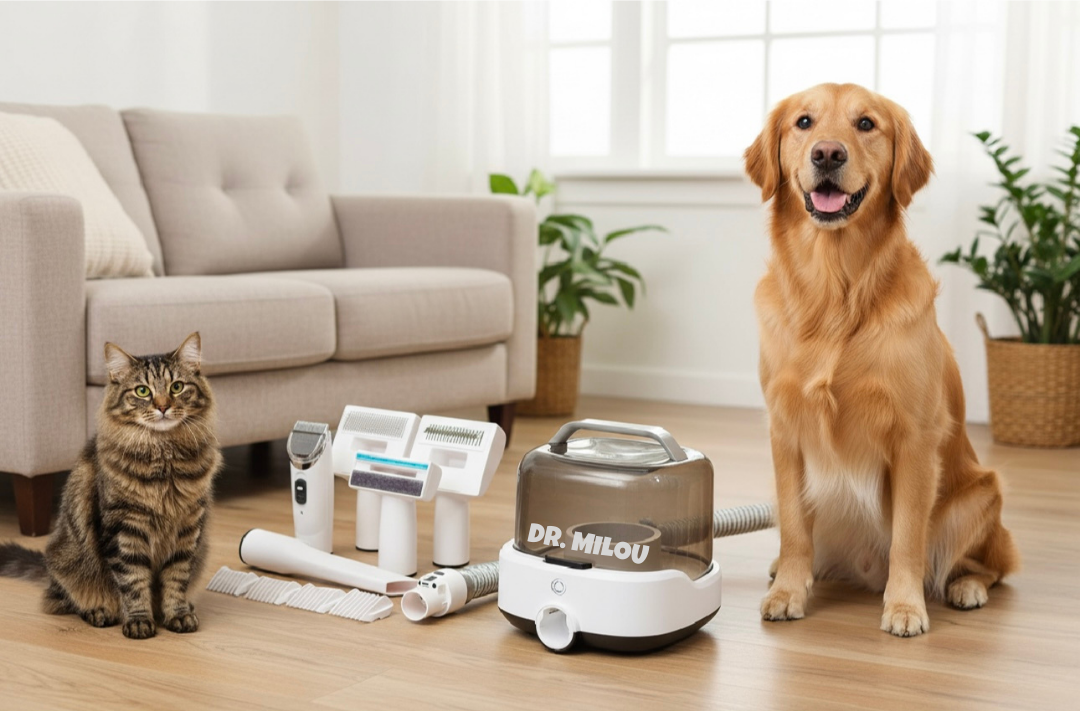 Complete Cordless Vacuum Grooming Kit.