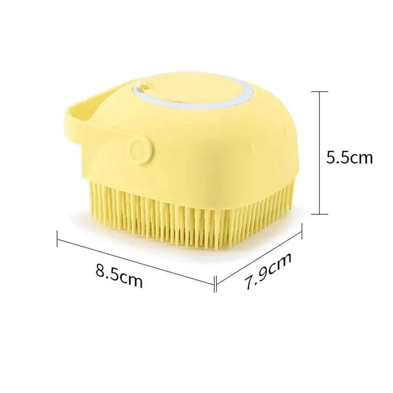 Soft Silicone Dog & Cat Bathing Brush.