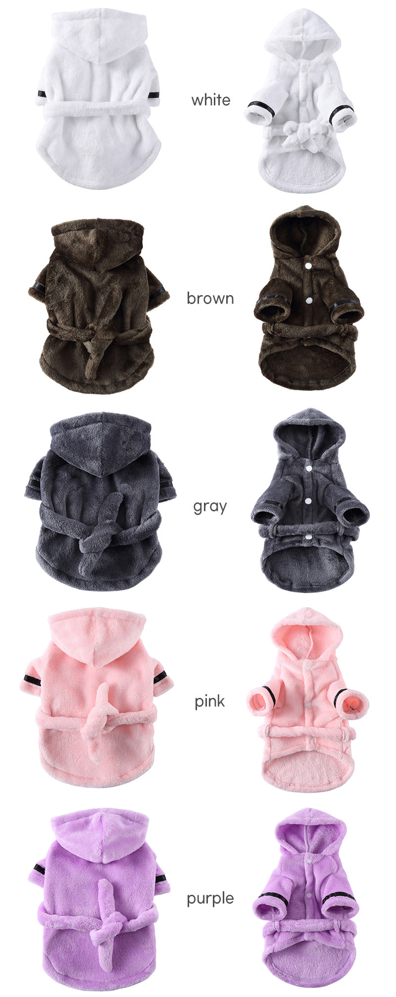 Luxury Soft Hooded Bathrobe.