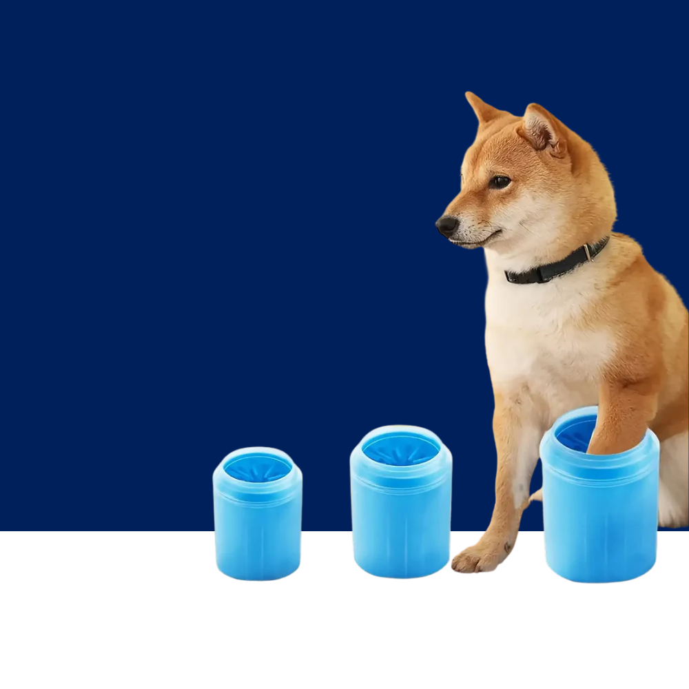 Portable Paw Cleaner Cups for Cats and Dogs.