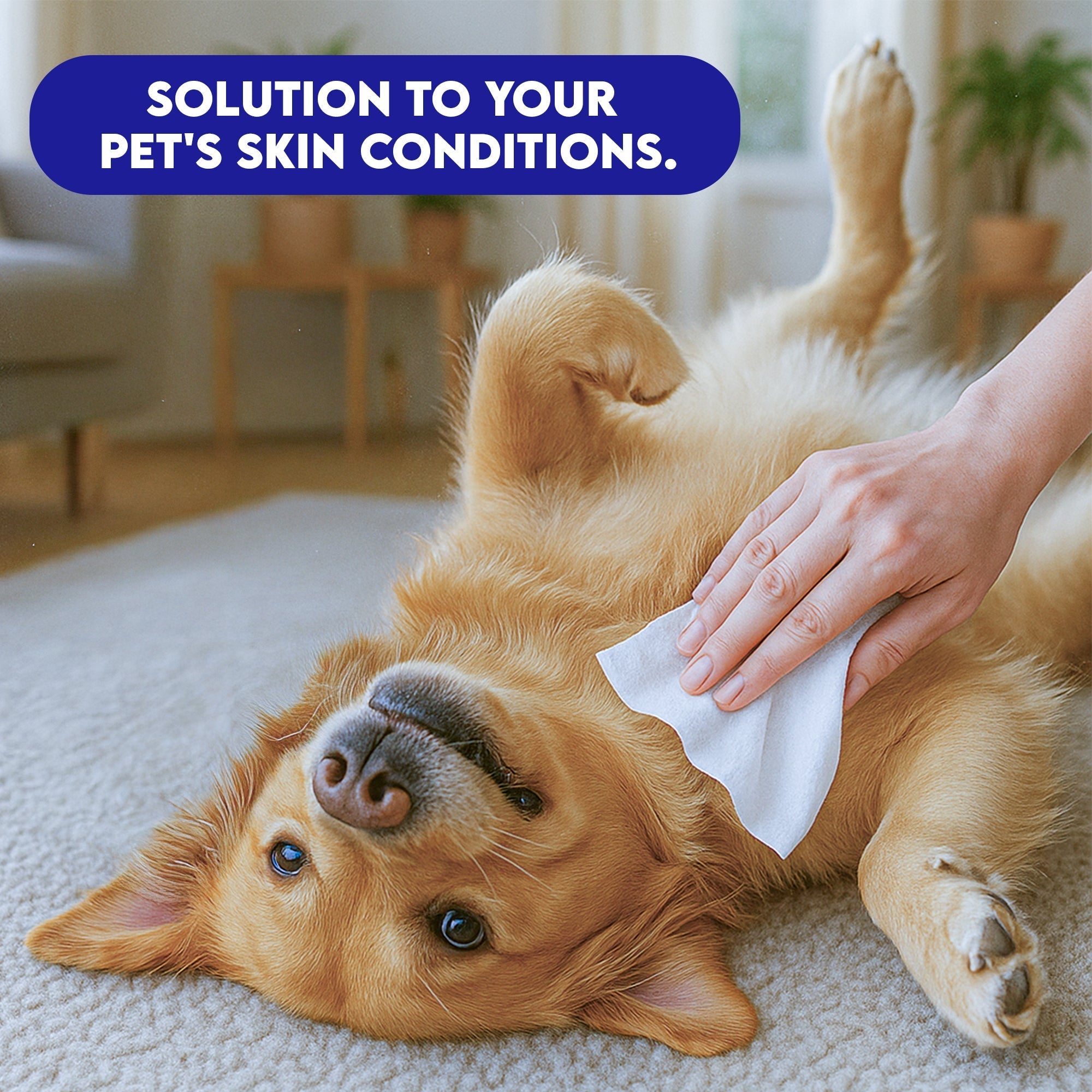 Extra Large Wipes for Dogs & Cats – Hypoallergenic.
