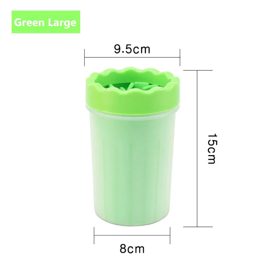 Portable Silicone Paw Cleaning Cups for Dogs and Cats.