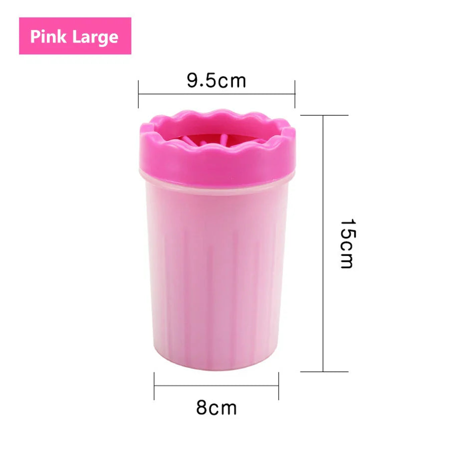 Portable Silicone Paw Cleaning Cups for Dogs and Cats.