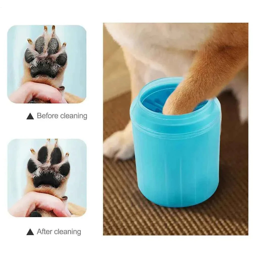 Portable Paw Cleaner Cups for Cats and Dogs.