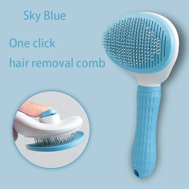 De-shedding Grooming Brush for Dogs & Cats.