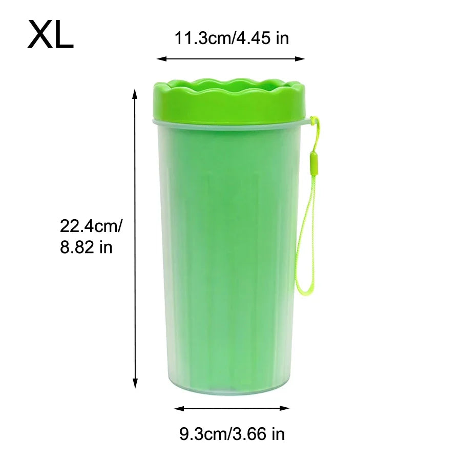 Portable Silicone Paw Cleaning Cups for Dogs and Cats.