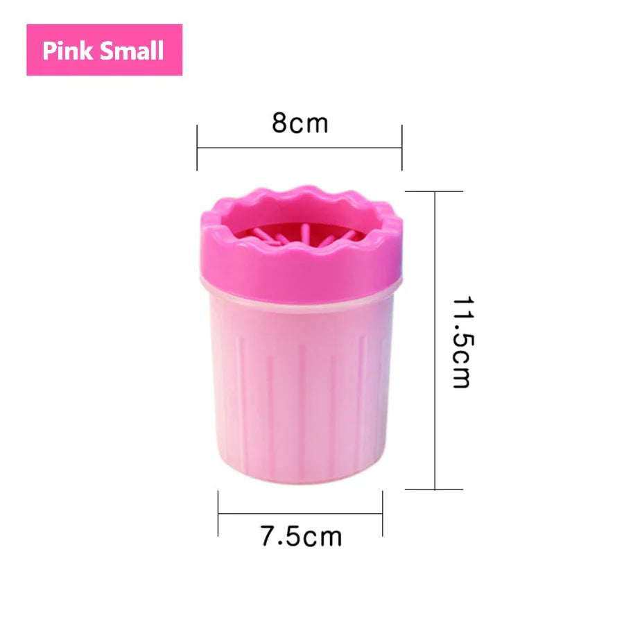 Portable Silicone Paw Cleaning Cups for Dogs and Cats.
