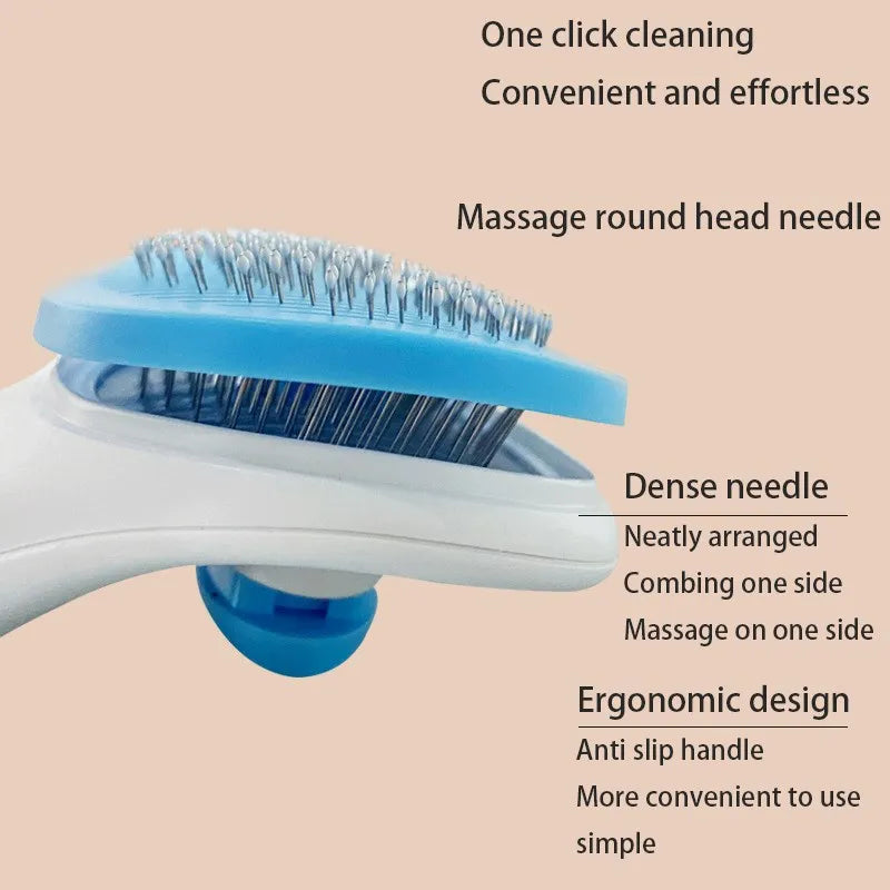 De-shedding Grooming Brush for Dogs & Cats.