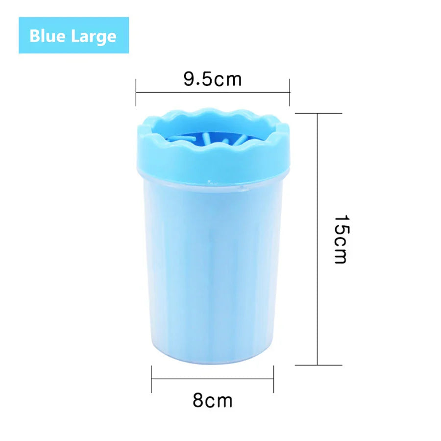 Portable Silicone Paw Cleaning Cups for Dogs and Cats.