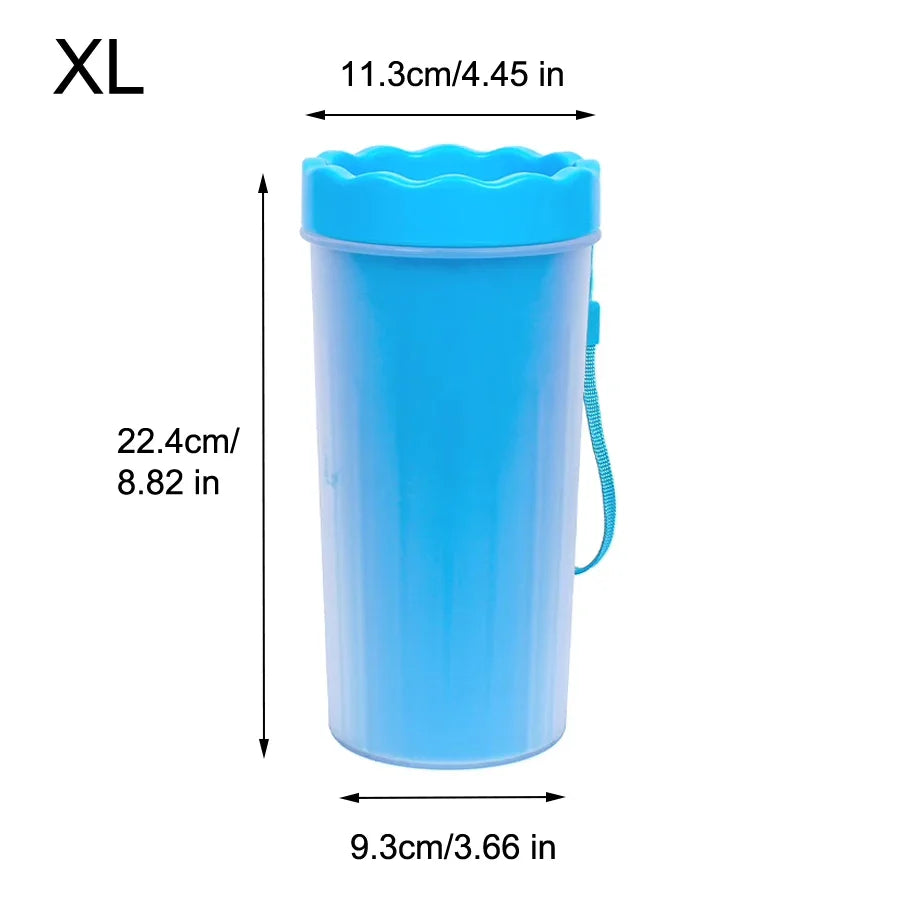 Portable Silicone Paw Cleaning Cups for Dogs and Cats.