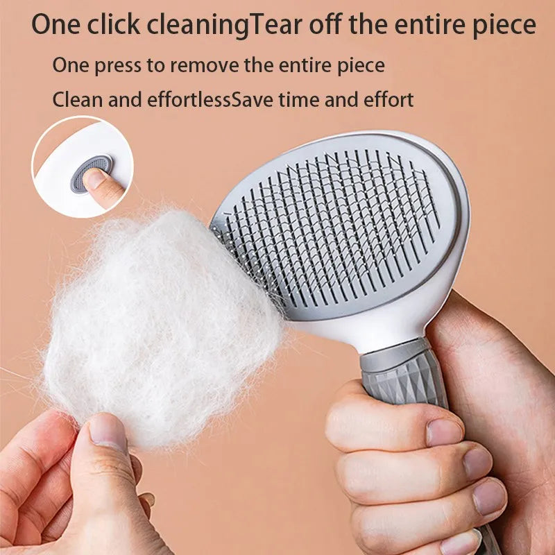 De-shedding Grooming Brush for Dogs & Cats.