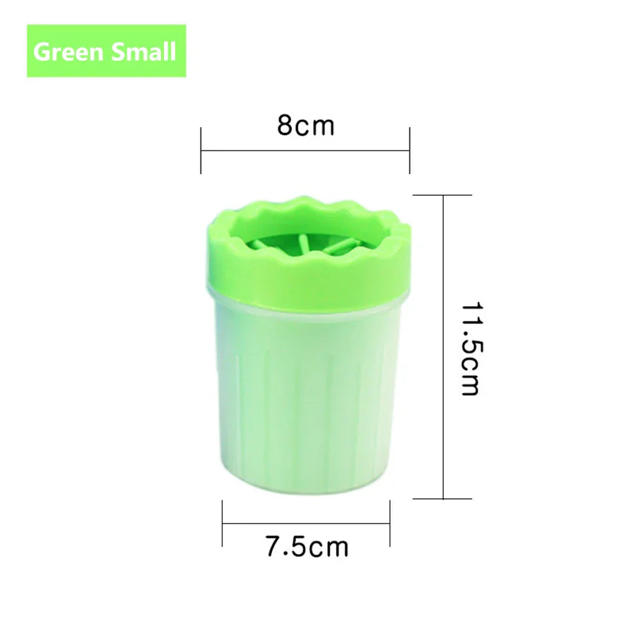 Portable Silicone Paw Cleaning Cups for Dogs and Cats.
