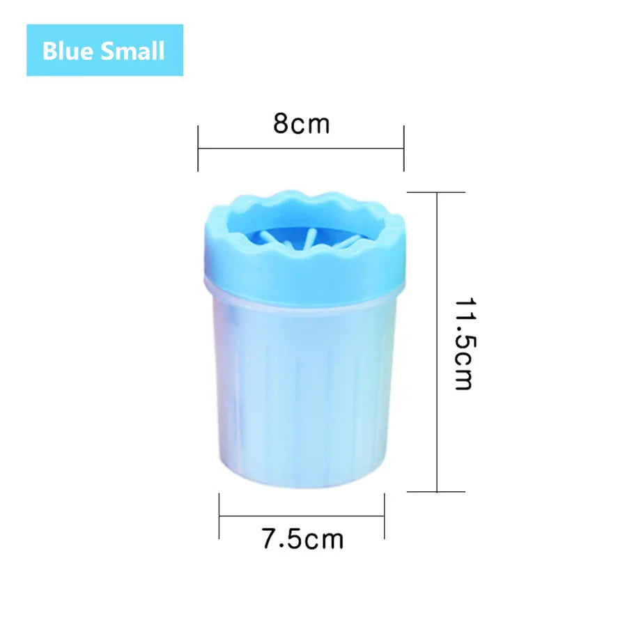 Portable Silicone Paw Cleaning Cups for Dogs and Cats.