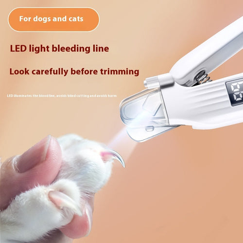 2 in 1 Manicure Tool with LED Light for Dogs and Cats.