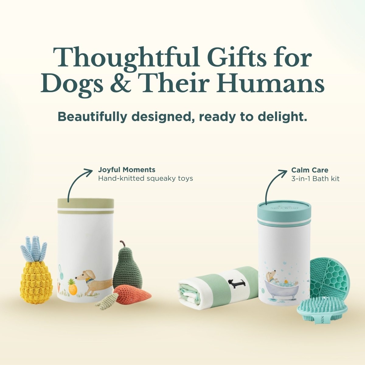 3-Piece Bathing Kit for Dogs and Cats.