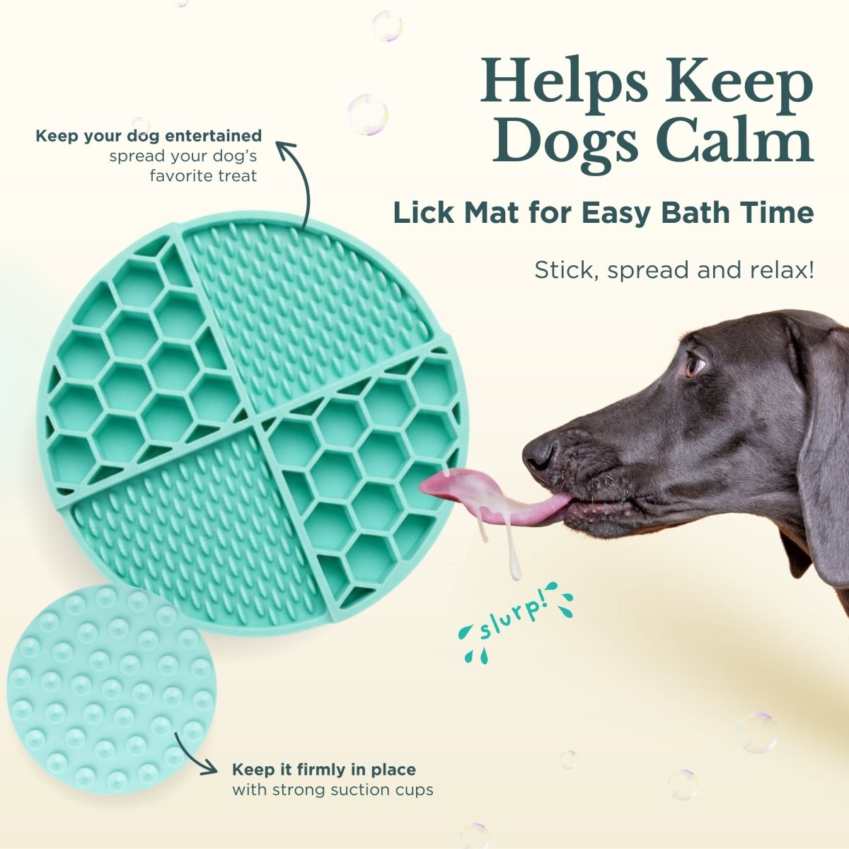 3-Piece Bathing Kit for Dogs and Cats.