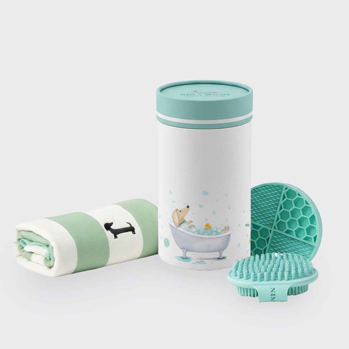 3-Piece Bathing Kit for Dogs and Cats.