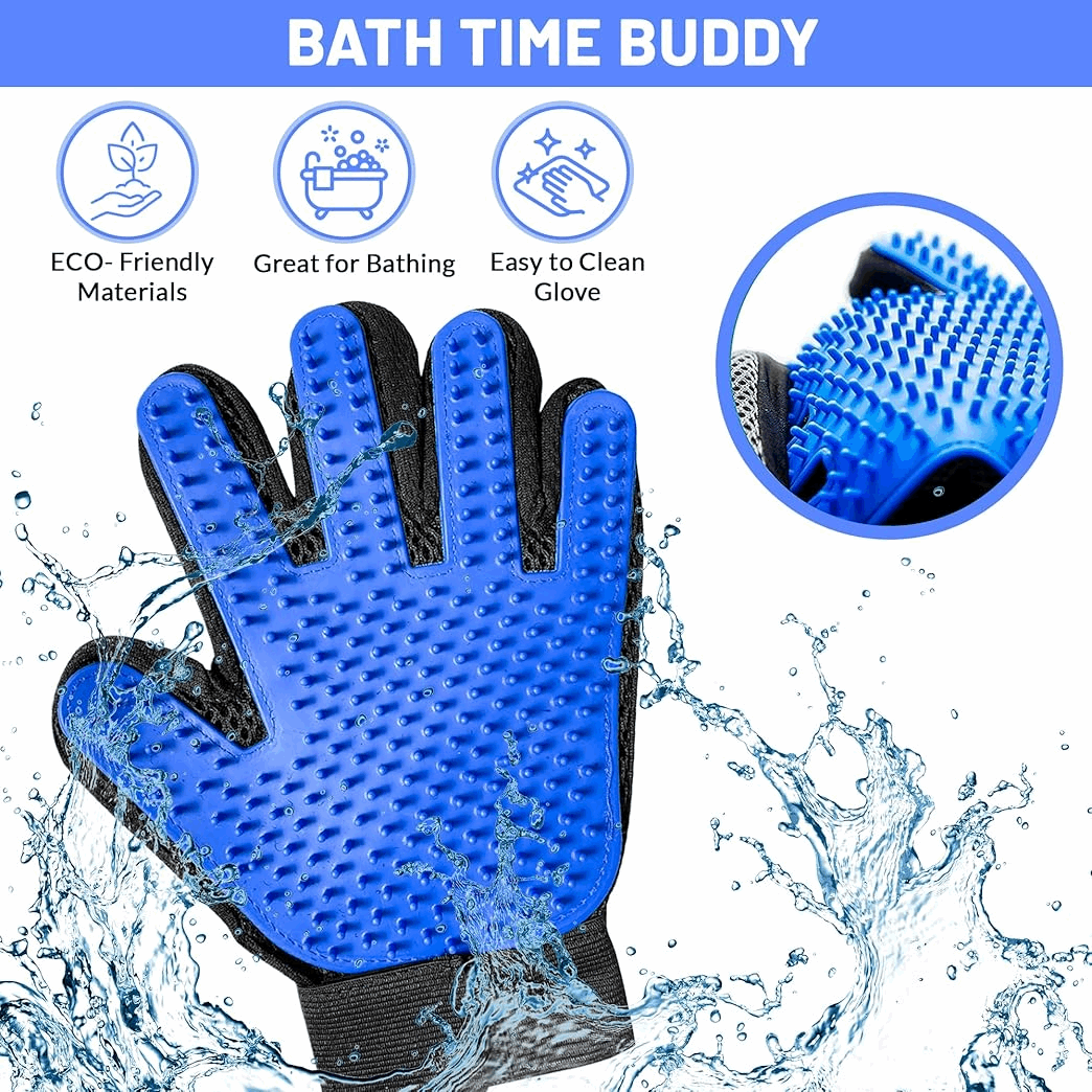 Silicone Grooming Gloves.