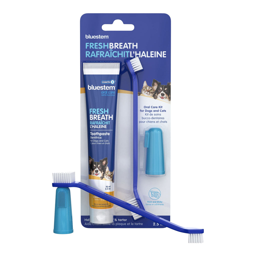 Dental Kit for Dogs and Cats – Toothpaste, Toothbrush & Finger Brush.