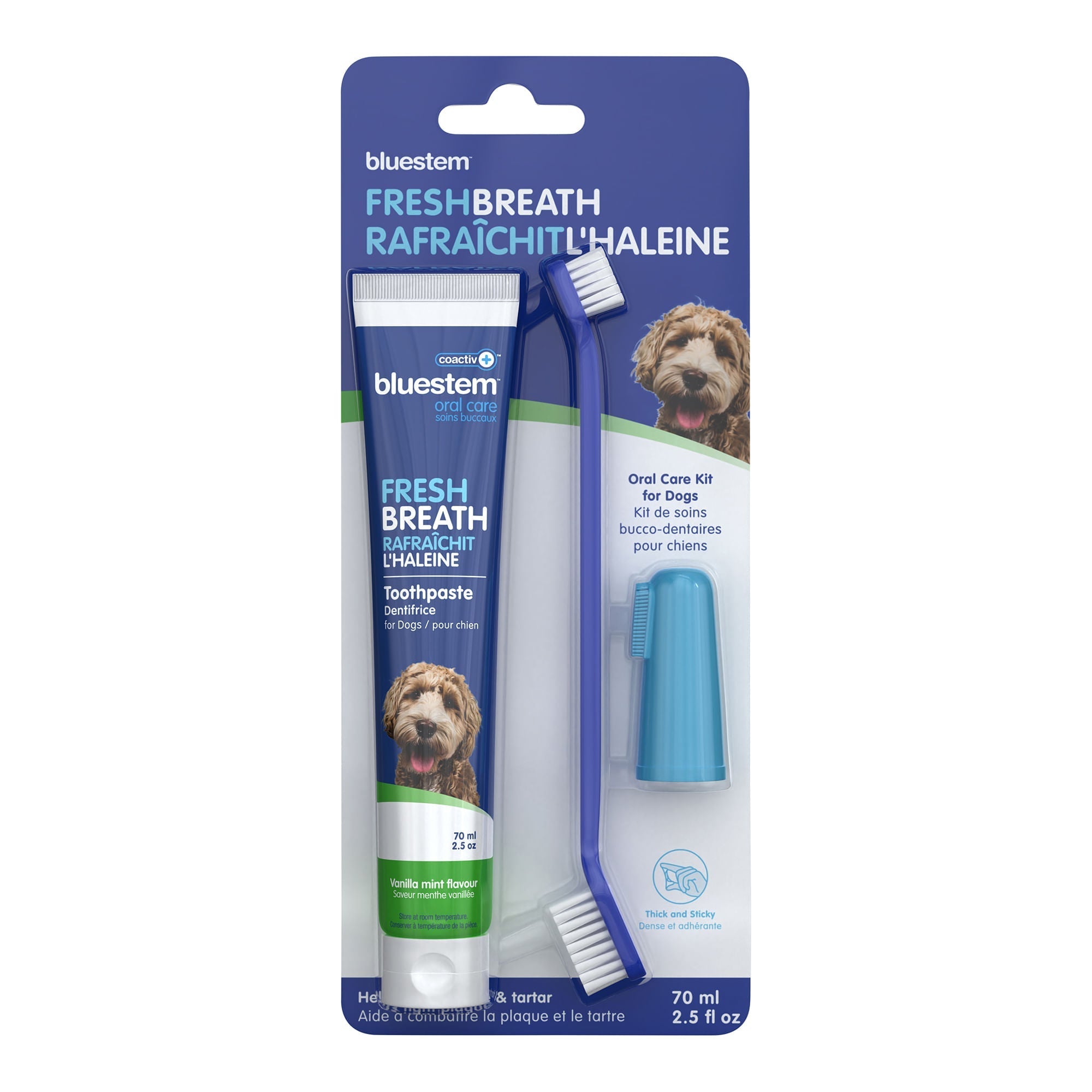 Dental Kit for Dogs and Cats – Toothpaste, Toothbrush & Finger Brush.