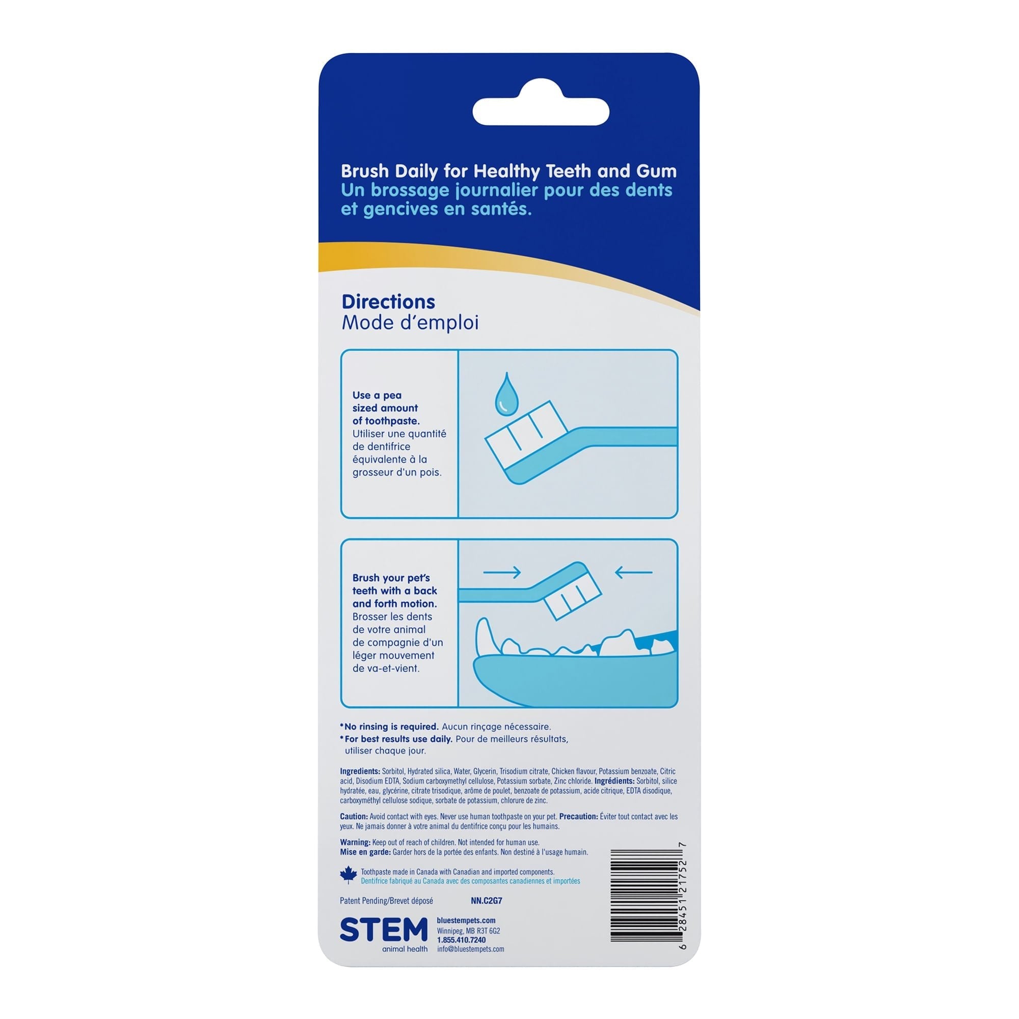 Dental Kit for Dogs and Cats – Toothpaste, Toothbrush & Finger Brush.