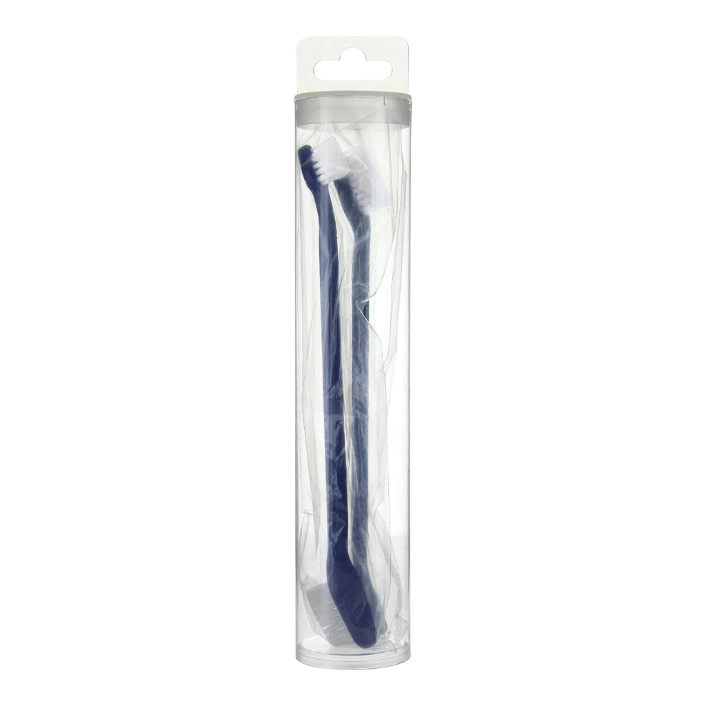 2-Pack Soft Bristle Dual-Ended Pet Toothbrush for Dogs and Cats.