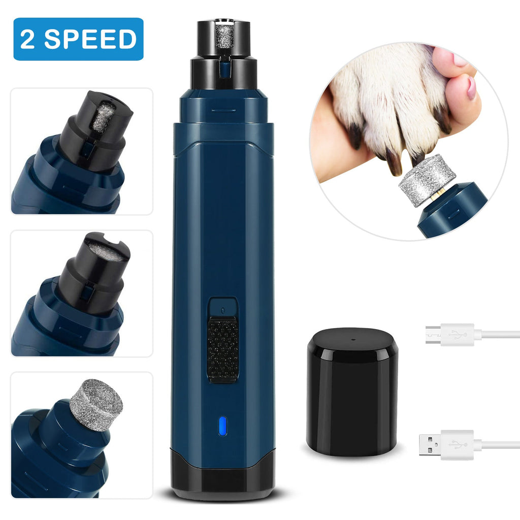Quiet 2 Speed Rechargeable Nail Grinder and Trimmer.