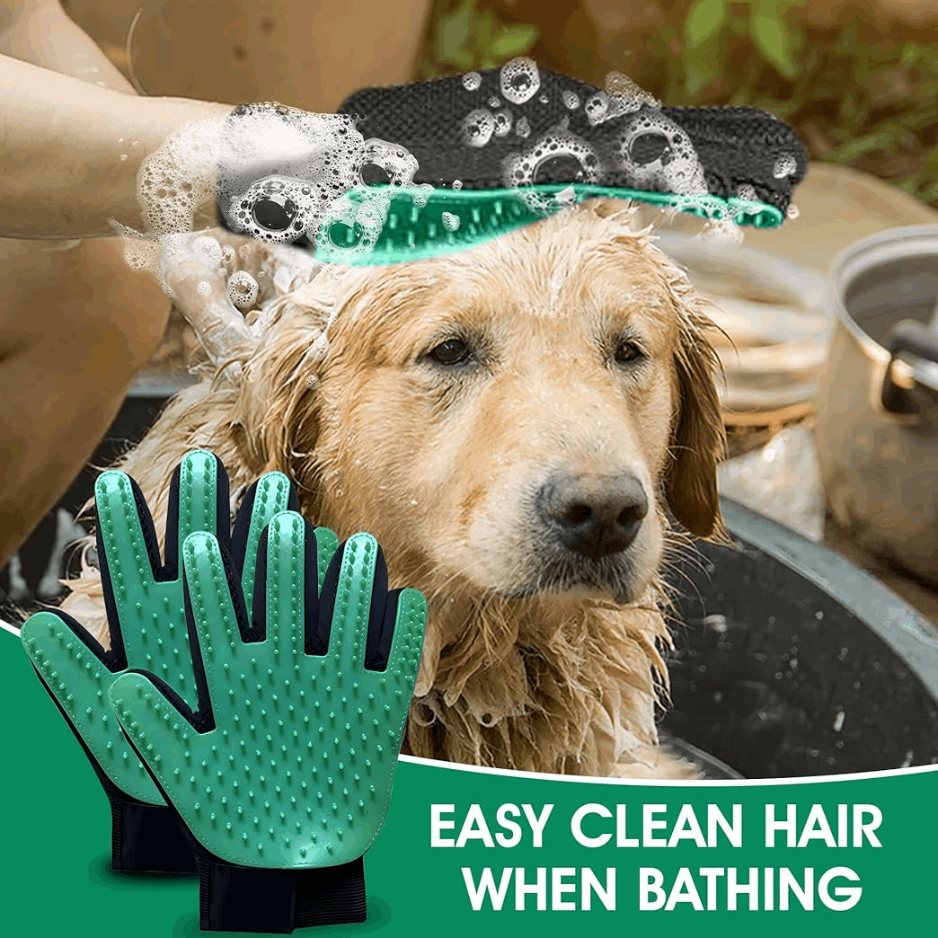 Silicone Grooming Gloves.