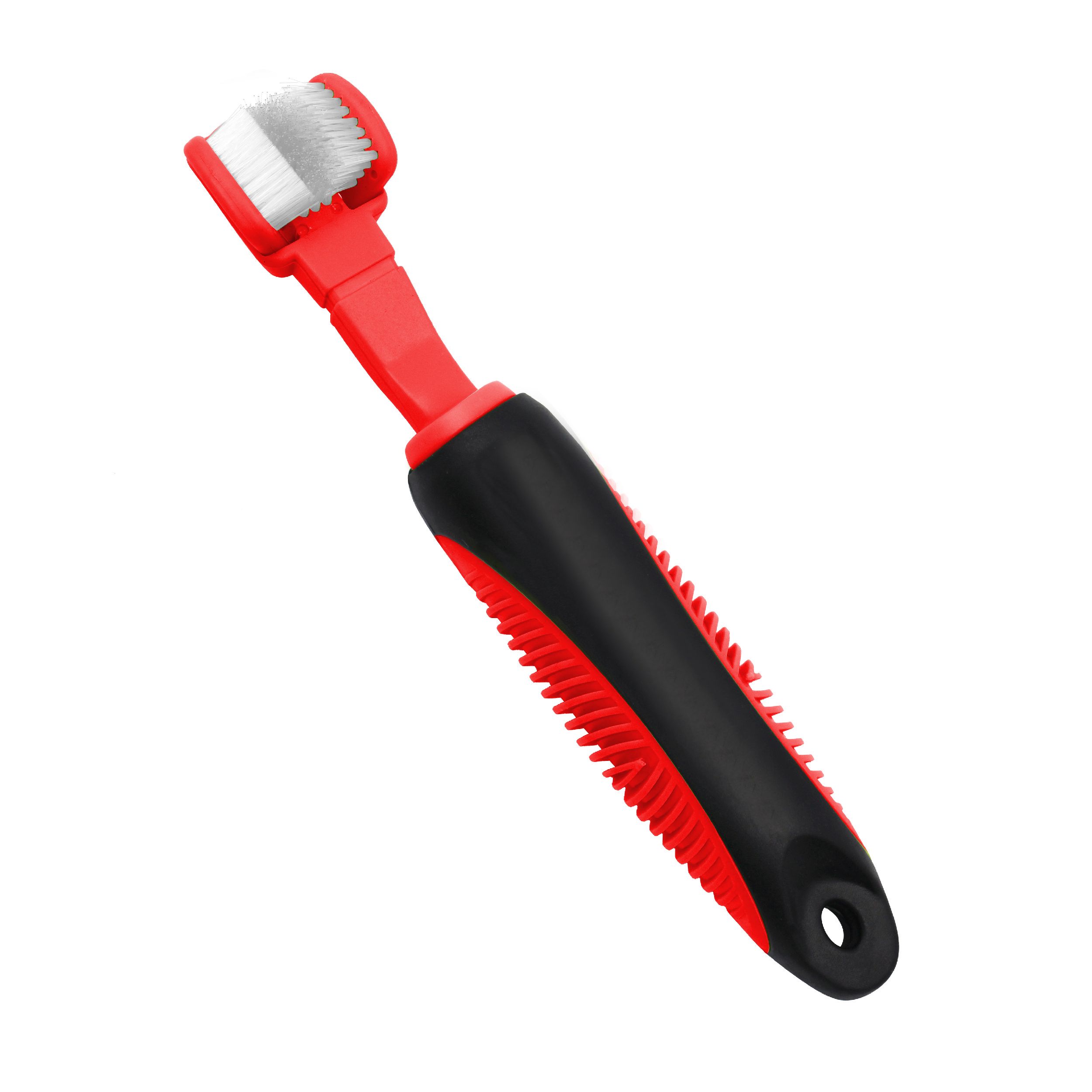 Dual-Sided Action Bristle Pet Toothbrush.