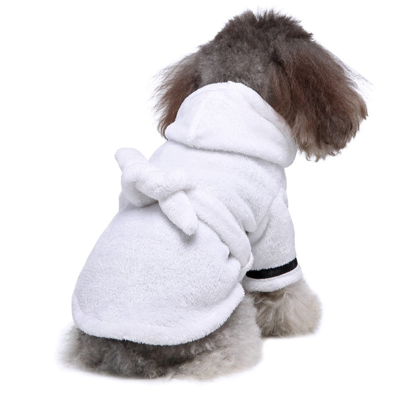 Luxury Soft Hooded Bathrobe.