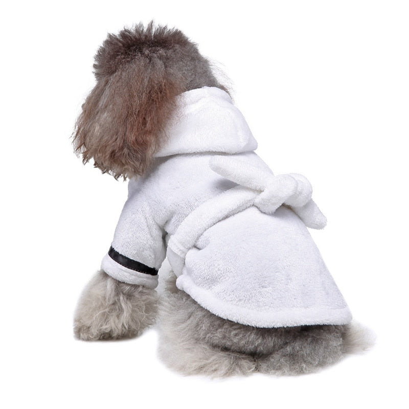 Luxury Soft Hooded Bathrobe.