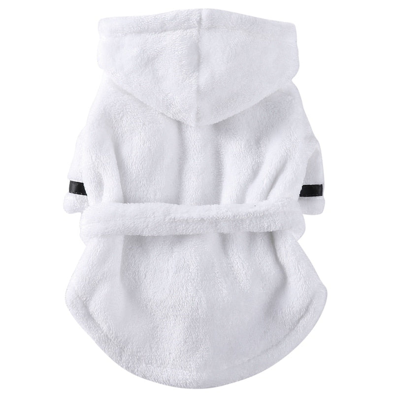Luxury Soft Hooded Bathrobe.
