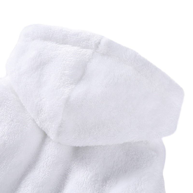 Luxury Soft Hooded Bathrobe.