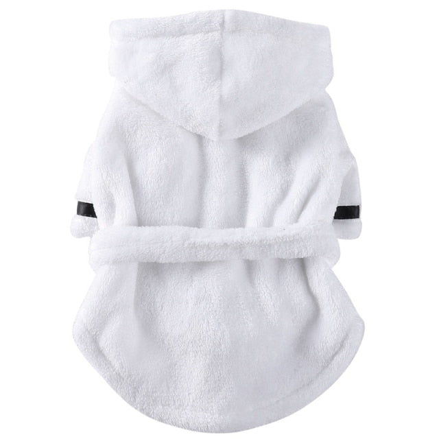 Luxury Soft Hooded Bathrobe.